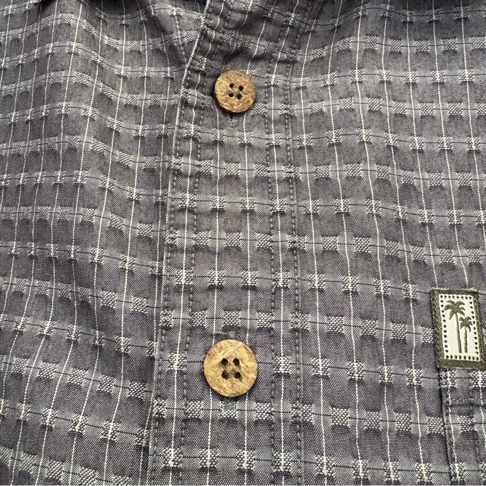 Men's Gray Checkered Shirt - Picture 4 of 7